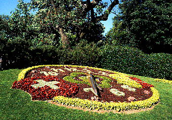 Flower clock:Geneva, Switzerland Wl[us̉Ԏv