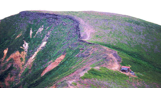 A mountain hut; The Ioudake-ishimuro x